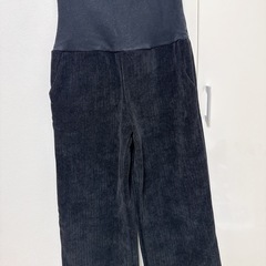 USED/【2着】スウィートマミーマタニティパンツ裏起毛コーデュロイ(黒、白)の画像