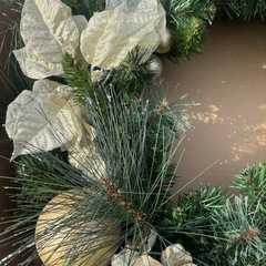 特大！クリスマスリースの画像