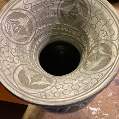 花瓶・高麗青磁瓶・骨董品・酒類保存瓶？の画像