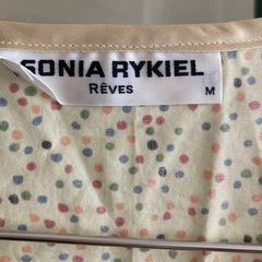 Sonia Rykiel ソニアリキエル ガウン ワンピース M ドット柄の画像