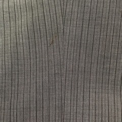 グレー ストライプ LLサイズメンズスーツセットアップの画像