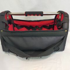 △ E-Valueイーバリュー  ツールキャリーバッグ 工具入れ 劣化による剥がれ、全体的に汚れあり 現状渡しの画像