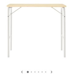 無印良品　スチールパイプテーブルの画像