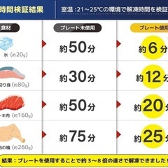 ハイスピード解凍プレート Lサイズ IB-274 3枚セットの画像