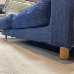 取りに来れる方限定！無印良品の2.5人掛けソファーです！の画像