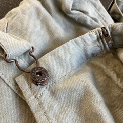 K2511-120 オールインワン ツナギ オーバーオール 使用感、ほつれ有りの画像