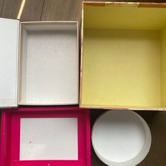 BOX 箱　化粧箱　ケース　小物入れ　サンタ　アンティーク　レトロ　当時物　古物　クラフトボックス　マグネット式　オブジェ　猫　雑貨　インテリア　紫陽花　ハンドメイドの画像