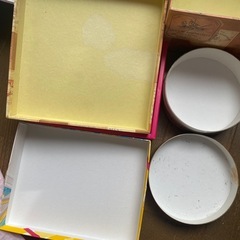 BOX 箱　化粧箱　ケース　小物入れ　サンタ　アンティーク　レトロ　当時物　古物　クラフトボックス　マグネット式　オブジェ　猫　雑貨　インテリア　紫陽花　ハンドメイドの画像