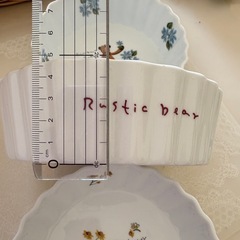 Rustic bear グラタン皿3枚セット
の画像