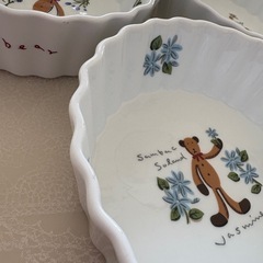 Rustic bear グラタン皿3枚セット
の画像
