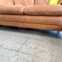 J3162　【リユースのサカイ柏店】　ソファ　2人用　ブラウンの画像