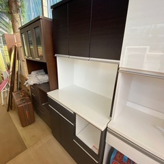 【ニトリ】キッチンボード（ダークブラウン）の画像