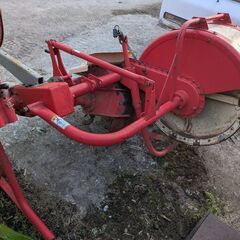 鹿児島発　ニプロ松山　トラクター用畦塗機AZ‐701H　三点リンクの画像