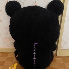 リラックマ💜ブラックカラーぬいぐるみの画像