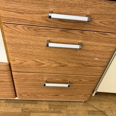 【ドリーム川西店限定】☆ジモティー見たよ割引☆  スライド扉オープンボード NA×WHT クリーニング済み 【2125560000033995】の画像