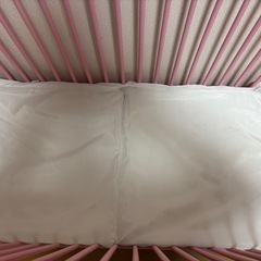 ベビーベッド、ベビー布団、シーツ　差し上げますの画像