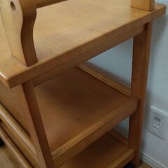 木製カートの画像