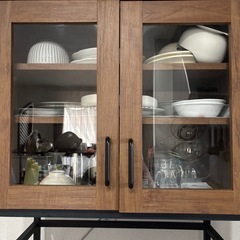 食器棚　ゴミ箱上ラックの画像