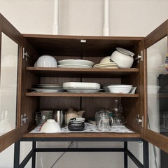 食器棚　ゴミ箱上ラックの画像