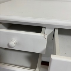 お話中　白ドレッサー　三面鏡の画像