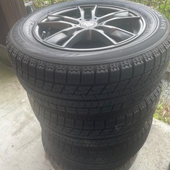 BMW218d 205/60r16スタッドレスタイヤ&ホイール4本セット　ブリジストン バリ山　仙台宮城の画像