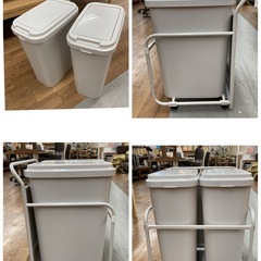 S134 ⭐ NITORI ニトリ ダストボックス  キャスター付き リガーレ用 幅51cm USEDの画像