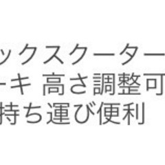 キックスクーター　150kgまでの画像