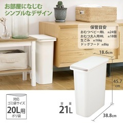 蓋付き防臭ゴミ箱20L
の画像