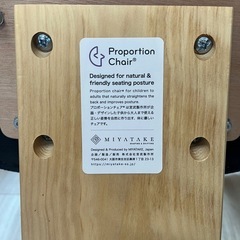 ミヤタケ　プロポーションチェアの画像