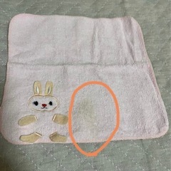 kurukurutowel うさぎハンカチ　大小セットの画像