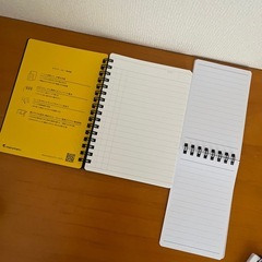 maruman ニーシモネ N197A A6ノート とメモ帳　ボールペンセットの画像