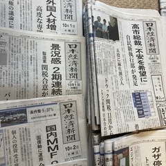 【日経新聞（朝刊・夕刊・プラス1）】10/1（水）～10/16（木）の16日分の画像