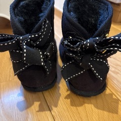 キッズ　ふわもこブーツの画像
