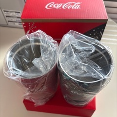 コカコーラ、タンブラー2個セット、新品未使用品の画像