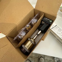 【未使用】LED調光可能ライト３灯　リモコン付きの画像