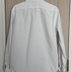 ※11月15日(土).に引き取れる方※ PS Paul Smith（ピーエス ポールスミス）／ゼブラ刺繍入り オックスフォードシャツ（白・XL）の画像