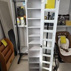 J3164　【リユースのサカイ柏店】　CDラック　収納棚　ホワイト　の画像