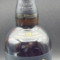 P0510704A サントリー 山崎18年 シングルモルト ウィスキー 43% 700ml ウイスキー SUNTORY 未開封の画像
