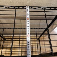 黒　ラック　たな棚シェルフの画像