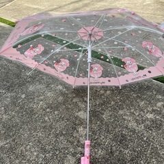 ジャンク品　マイメロディのビニール傘45㎝の画像