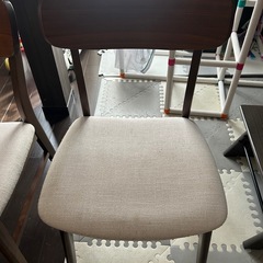 ダイニングチェア　二脚セットの画像