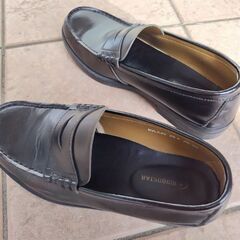 ムーンスター黒ローファー　25.5センチの画像