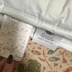 敷布団　カバー付きの画像