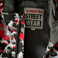 スキーウェア上下　160センチ 1度のみ使用の画像