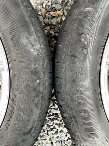【㊗️ご成約?】【軽自動車用 155/65R14 BRIDGESTONE NEXTRY 2022年製タイヤ付き 社外品14インチアルミ