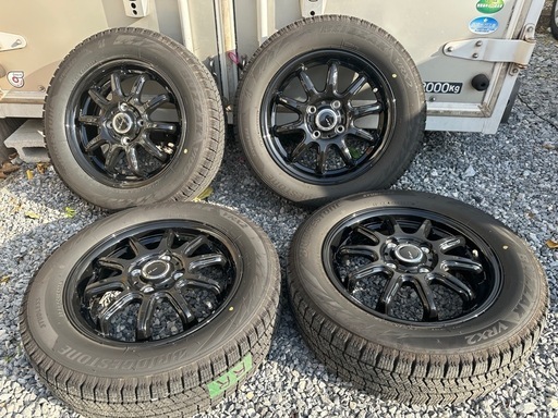 スタッドレスタイヤホイール ⭐︎165/65R14⭐︎14×4.5j+45⭐︎中古バリ山⭐︎ハスラーとう等