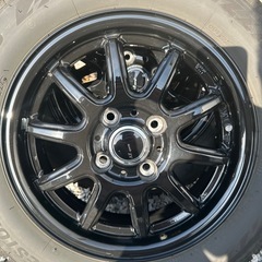 スタッドレスタイヤホイール ⭐︎165/65R14⭐︎14×4.5j+45⭐︎中古バリ山⭐︎ハスラーとう等の画像