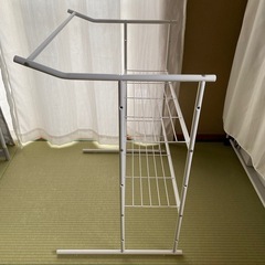 押入れ収納棚ハンガーパイプ付　ハンガーラック　ホワイト　平安伸銅工業　の画像