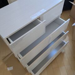 ニトリ　チェスト、収納　※はがれ有りの画像