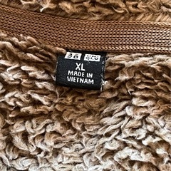ユニクロUNIQLOボアフリースジャケット XLブラウン系 冬服 防寒 男女兼用の画像